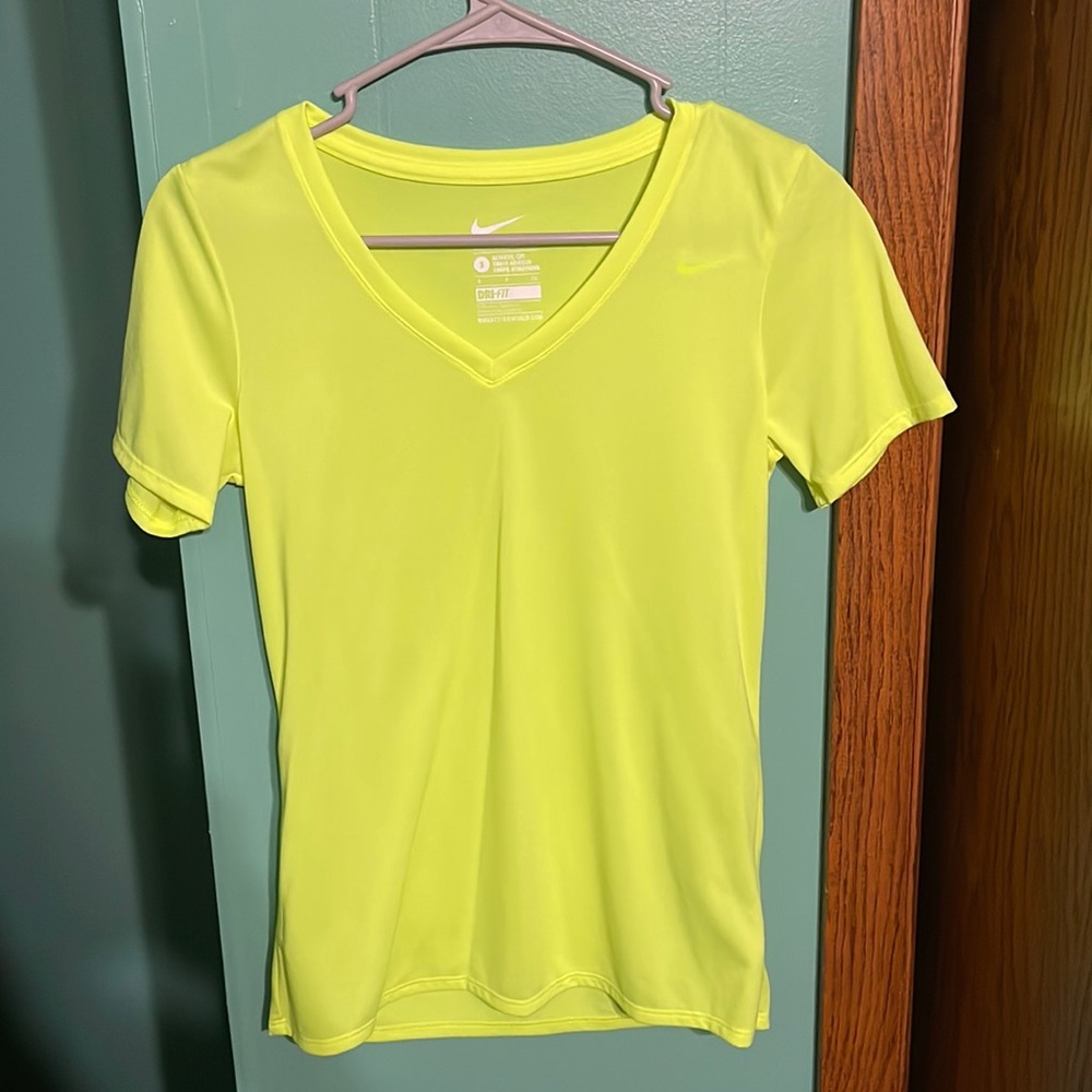 Small Yellow Nike Dri-Fit Shirt